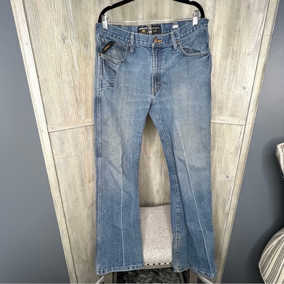 Ariat Rebar M4 Relaxed Boot Cut Jeans - Picture 1 of 7